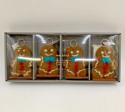 Pottery Barn Mr. Spice Gingerbread Man Place Card Holders #9922
