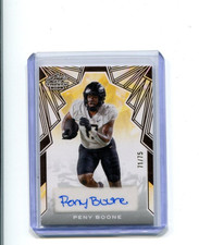 2025 Leaf Trinity Football Autographs Bronze Peny Boone Rookie Auto 71/75
