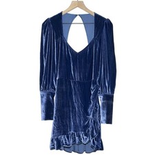 Reformation Women’s Fortune Dress in Danube Size 2