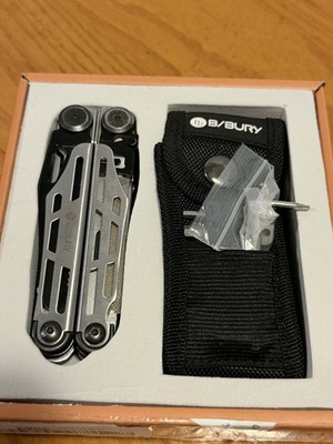 Multper Multitools Pliers Pro, Upgraded Multi Tool With Damascus Knife