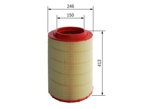 Bosch Luftfilter F 026 400 588-image