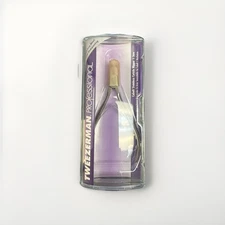 Tweezerman Professional Cobalt Stainless Steel Cuticle Nipper Half Jaw 3186-P