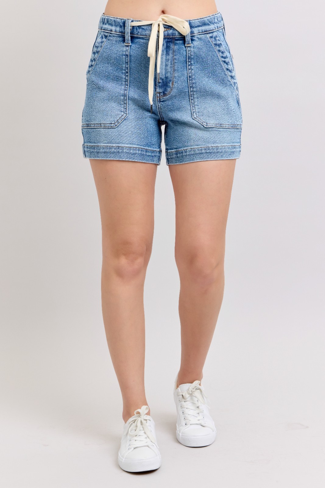 Judy Blue Women's High Waist Vinatge Wash Jogger Shorts Sz Medium NWT