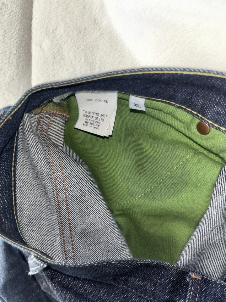 Pantalones cortos de mezclilla Bape talla XL Foto 4 de 4