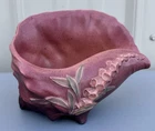 Vintage Roseville Pottery Foxglove Pink Conch Shell Planter Vase. #426-6