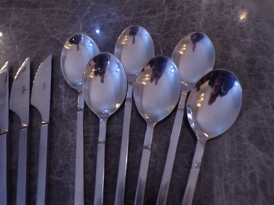 Posate design Rosenthal modello DIALOG 6 persone 24 pezzi acciaio inox 18/8 TOP - Immagine 4 di 4