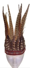 Feathered Headdress Adult Indian Costume Piece Table Decor Native Tribal