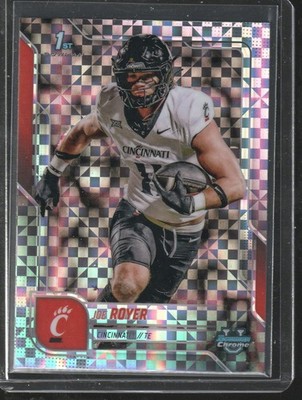 2025 Bowman Chrome U Football X-Fractor Refractor Joe Royer #120 Cincinnati 1st