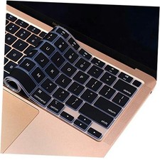 Silicone Keyboard Cover Skin for MacBook Air 13.3 inch A2337 M1 Released Black