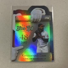 Topps Emmanuel Clase The Nice List Cleveland Guardians 2025 Card MNL-15