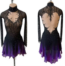 Ice skating dress Figure skating dress Skating dress dance dress