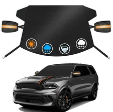 4Layers For Ram Car Pickup WINTER Windshield Snow Cover with Side Mirror Cover