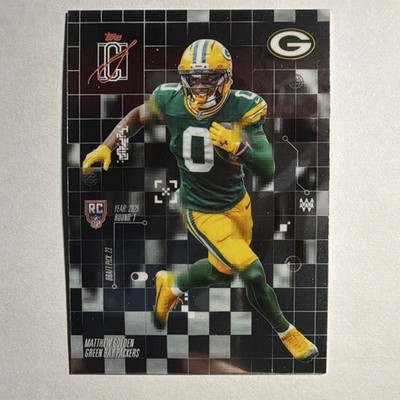 Topps Signature Class 2025 After Image Matthew Golden RC #AI-11 Packers