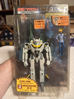 ARII Macross 15th Anniv VF 1S Super Valkyrie Action Figure Roy Fokker Robotech 