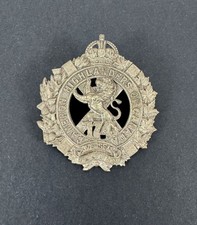 WW1 Canadian CEF 174th Overseas Battalion Cameron Highlanders Cap Badge