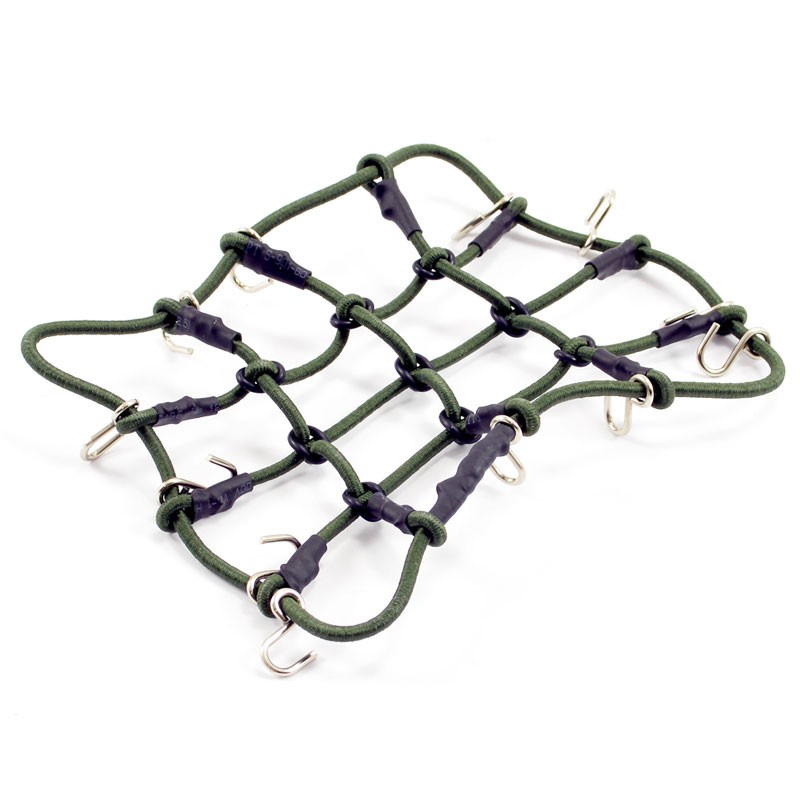 Fastrax RC Scale Model Car Luggage Net W/Hooks 130x110mm (Unstretched)