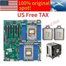 AMD epyc 7663 2 Supermicro H12DSi-N6 2x4u cooler56-Core 2.0ghz sp3 combination