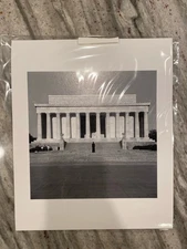 Carrie Mae Weems Photography Print - Lincoln Memorial 2015  10 X 12”