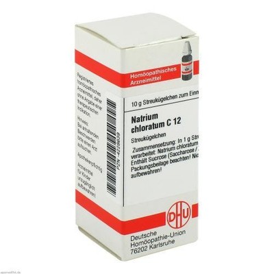 NATRIUM CHLORATUM C 12 Globuli 10g PZN 4228639