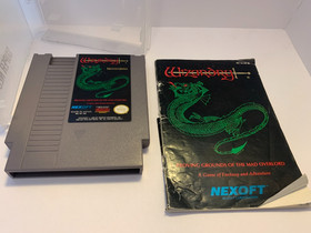 Wizardry: Proving Grounds of the Mad Overlord (NES) Cartridge & Manual Nintendo
