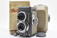 Rollei Rolleiflex Baby 4x4 Gray TLR Xenar 60mm f3.5 Tested Boxed Rare