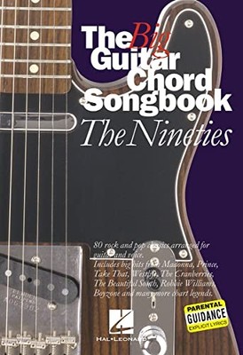 The Big Guitar Chord Songbook: Nineties by Divers Auteurs Paperback Book The