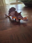 Vintage TMNT 1993 Cave Turtle Mike's Silly Stegosaurus Dino Playmates Toys