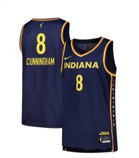 Nike Sophie Cunningham #8 Indiana Fever Navy Brand New Jersey Size L