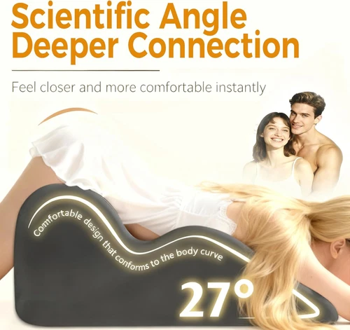 Sweet Spot Couple Pillow Couple Pillow Hip Pad Wedge Pillow Memory Foam 27°Angle - Picture 9 of 23
