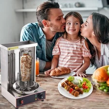 Shawarma Grill Machine Electric Rotisserie Doner kebab Gyro Stainless steel