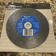 BLACK & DECKER PROFESSIONAL 7" INCH METAL CUTTING BLADE 73-217