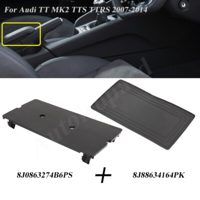 For Audi TT MK2 TTS Center Console Phone Holder Replacement Cover + Insert Mat