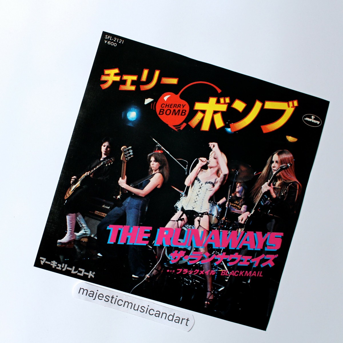 ORIGINAL 1977 THE RUNAWAYS CHERRY BOMB 7