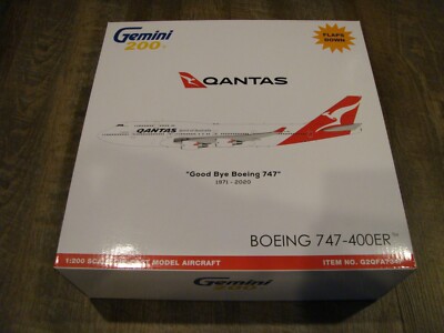 その他 Gemin200 QANTAS BOEING 747-400ER VH-OEH 1/200 Gemini200 Qantas Airlines B747-400ER