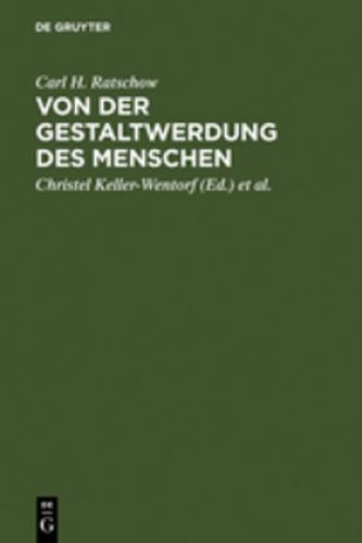 Thumbnail - Von Der Gestaltwerdung Des Menschen Beiträge Zu Anthropologie Und
