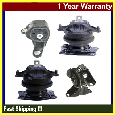 Engine Motor and Transmission Mount For Honda Pilot 09-14 3.5L Set 4Pcs