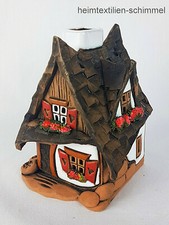 Teelichthaus Dufthaus Lichthaus Leuchthaus Dufth&auml;uschen Keramik Deko H&auml;uschen