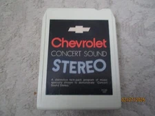 Chevrolet 8 Track Demo Tape 1972 ( PC8S 593 )