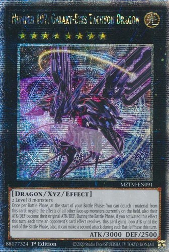 Number 107: Galaxy-Eyes Tachyon Dragon - OP09-EN019 - Common - NM