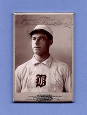 JAMES JIMMY COLLINS BASEBALL CARD *2X3 FRIDGE MAGNET* BOSTON RED SOX THIRD BASE