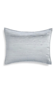 Hotel Collection Wavelet Standard Quilted Pillowsham Blue New out of Package