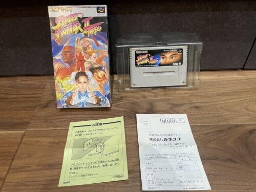 SNES -- STREET FIGHTER 2 TURBO -- Boxed. Super famicom. Japan game. 13481 - Picture 1 of 10