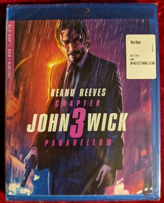 John Wick: Chapter 3--Parabellum (Blu-ray, 2019) Keanu Reeves -  New Sealed