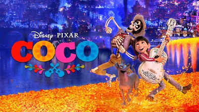 2017 Disney Coco Movie Poster 11X17 Miguel Hector Ernesto De La Cruz   