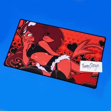 Official Helluva Boss Sexy Pin-Up Sallie May Valentine's 2022 Desk Play Mat