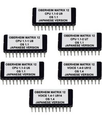 Oberheim Matrix-12 firmware upgrade EPROM Voice 1.4 CPU 1.1 Matrix12 Rom