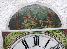 BLACK FOREST,horloge pendule foret noire, horloge black forest, montagne,chateau