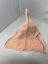 Vintage Baby Crochet Pink Hat