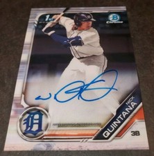 2019 Bowman Chrome Nick Quintana Auto, Rookie, RC, Autograph #CDA-NQ