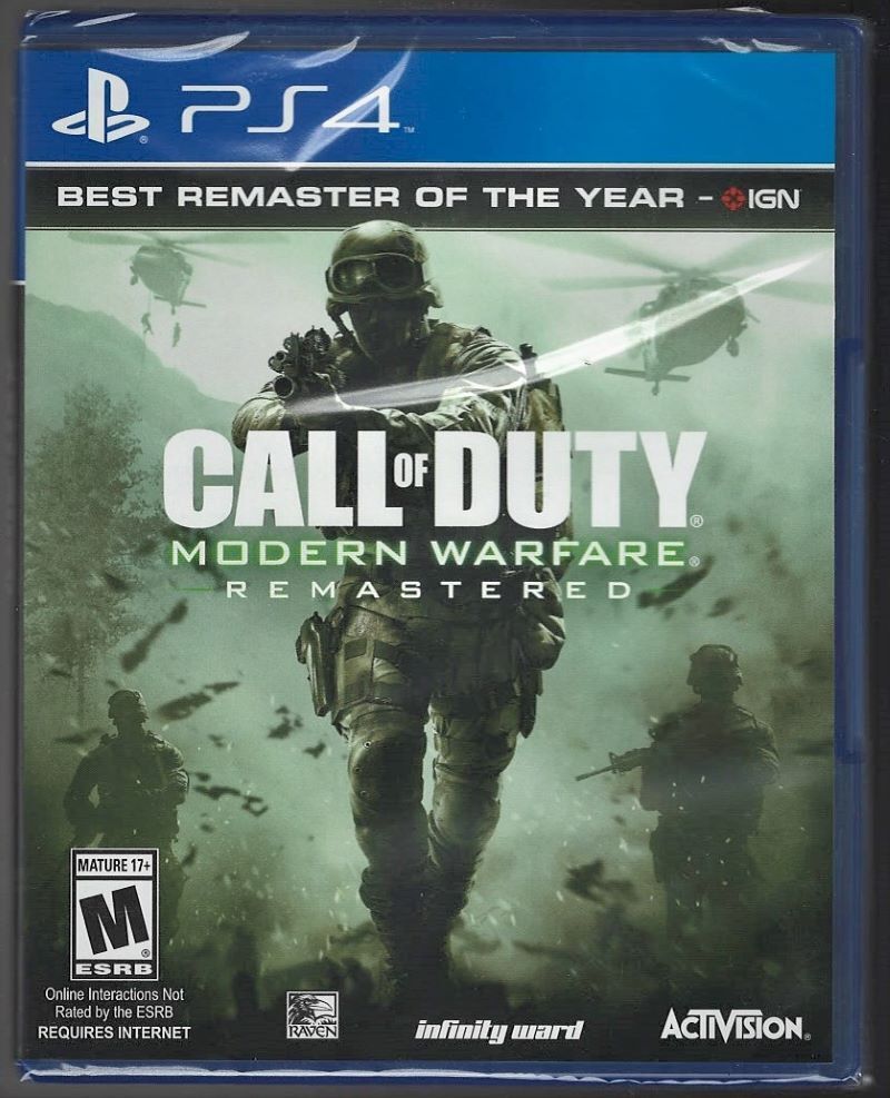 Call of Duty: Modern Warfare Remastered PS4 (Brand New Factory